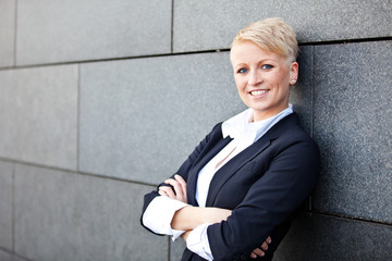 Confident businesswoman