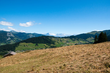 Mountain landscape in Alps