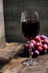 Wine and grape
