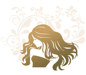 エステ　シルエット　女性