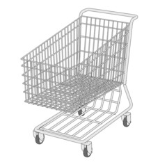 cartoon image of shopping cart