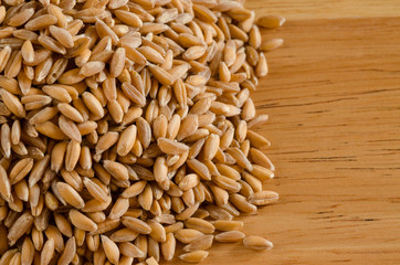 spelt, close up, texture