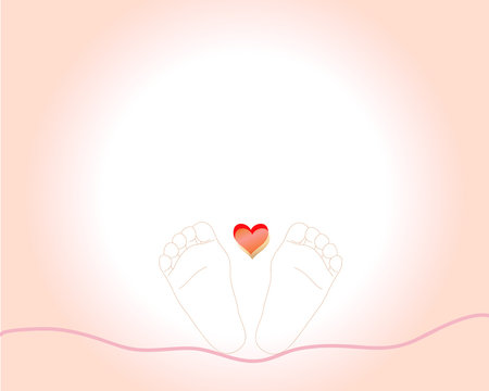 Babyf&uuml;&szlig;chen IIIb Gl&uuml;ckw&uuml;nsche M&auml;dchen