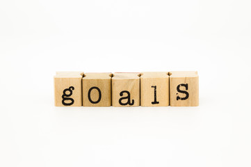 goals wording, project and business concept