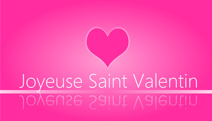 Carte : Joyeuse Saint Valentin