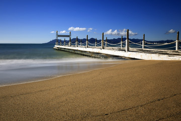 Plage de la croisette à Cannes