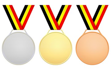 Médailles pour la Belgique - obrazy, fototapety, plakaty