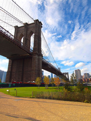 Naklejka premium Brooklyn Bridge, New York