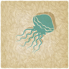 jellyfish old background