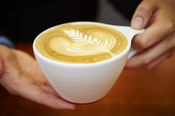 Cappuccino coffee