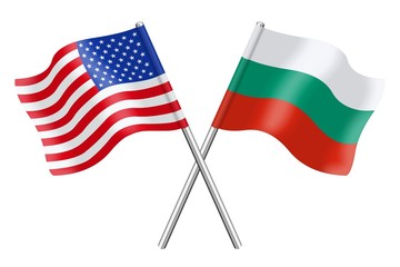 Flags: The United States and Bulgaria