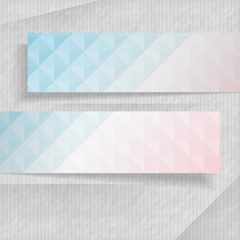 Abstract Banners With Place For Your Text.