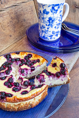 Blueberry cheesecake