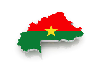 Map of Burkina Faso