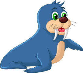 happy seal cartoon