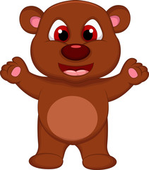 Cute bear cartoon