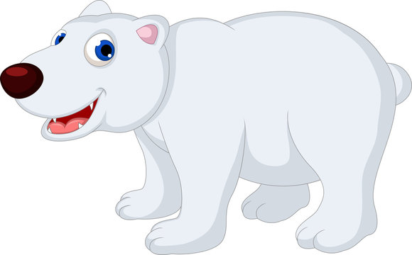 funny polar bear cartoon