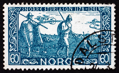 Postage stamp Norway 1941 Before Battle of Stiklestad