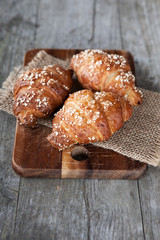 Fresh croissants