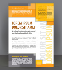 Vector brochure, flyer, magazine and cover empty template
