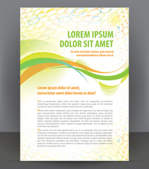 Vector brochure, flyer, magazine and cover empty template