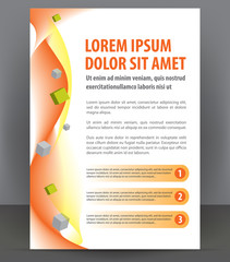 Vector brochure, flyer, magazine and cover empty template - 61405321