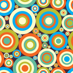 Vector seamless pattern "Colorful circles"