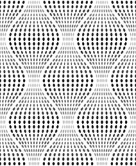 Iridescent Texture with Oval Dots, Vector Seamless Pattern