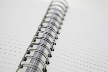 carnet a spirales ouvert