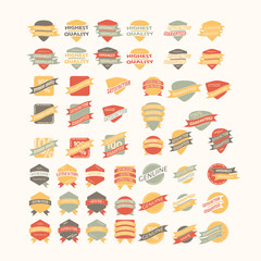 Vintage Retro Icons And Labels