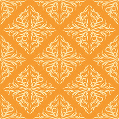 seamless wallpaper.damask pattern.floral background