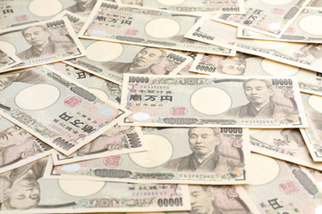 一万円札ばらまき