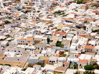 Greek urban development seen from a bird's eye
