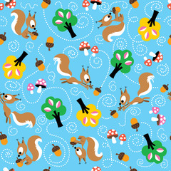 squirrel pattern