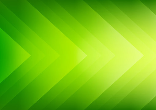 Abstract green eco arrows background