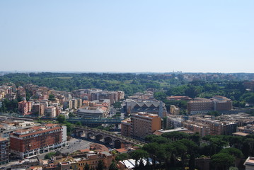Fototapeta na wymiar Rzym widok z góry