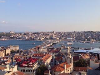 Fototapeta na wymiar istanbul from the Galata tower 