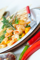 feurige Shrimps