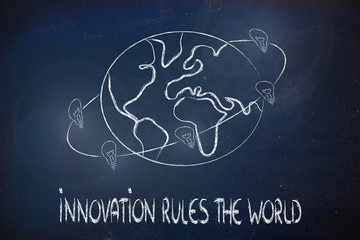 ideas can change the world: concept of innovation