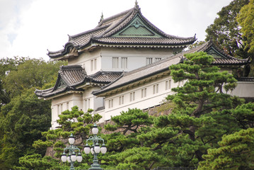 Naklejka premium Pałac Cesarski w Tokio