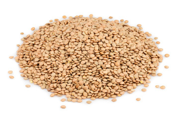 lentils isolated