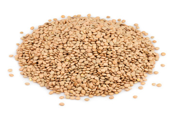 Fototapeta premium lentils isolated