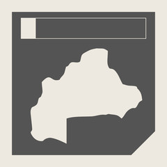 Burkina map button