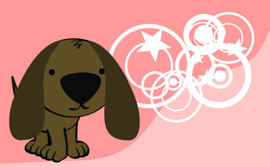 dog cute baby cartoon background