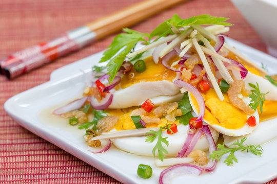 Salted Egg Salad Thai food