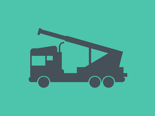 Transportation Flat Icon. Vector Pictogram. EPS 10.