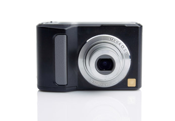 digital camera isolated on a white.