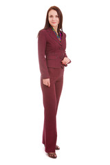 business woman, isolated.