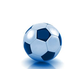 soccer ball isolated white background