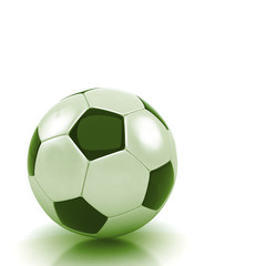Fototapeta premium soccer ball isolated white background
